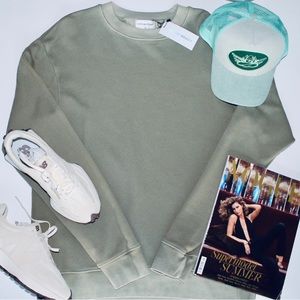 COTTON CITIZEN Vintage Basil Crewneck